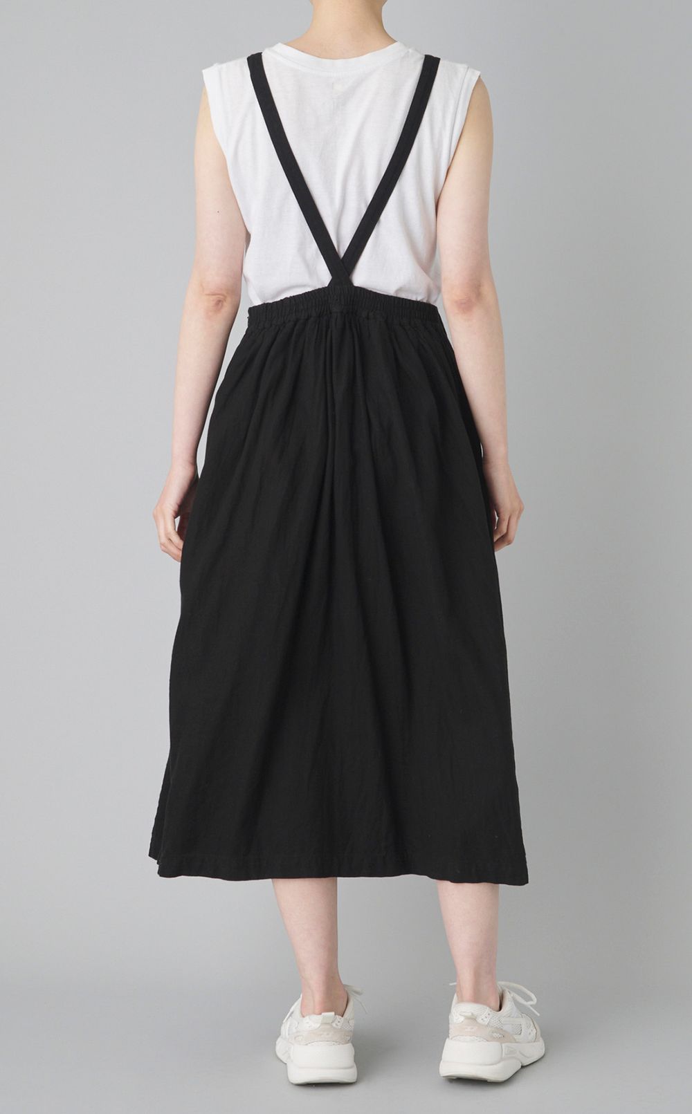 【reADdress】コットンリネンサロペットワンピース