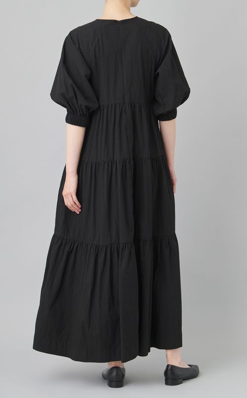 【reADdress】コットン混ティアードワンピース