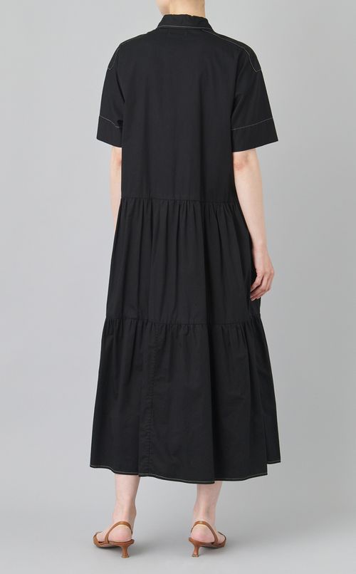 【reADdress】コットンティアードフレアワンピース