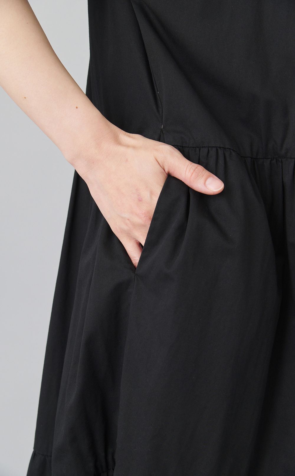 【reADdress】コットンティアードフレアワンピース