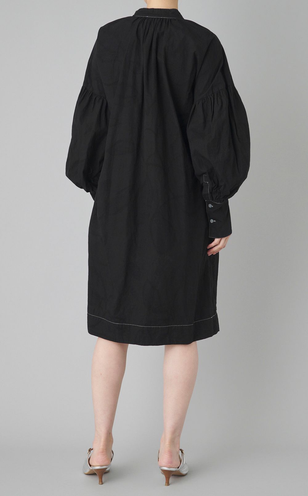 【reADdress】ワイドスリーブミディワンピース