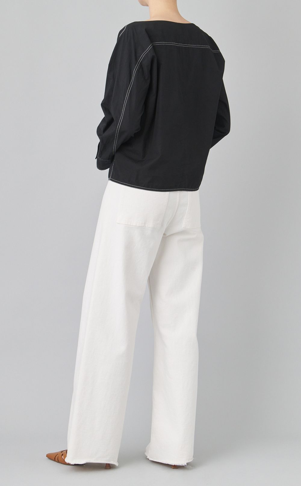 【reADdress】ボートネックプルオーバーシャツ