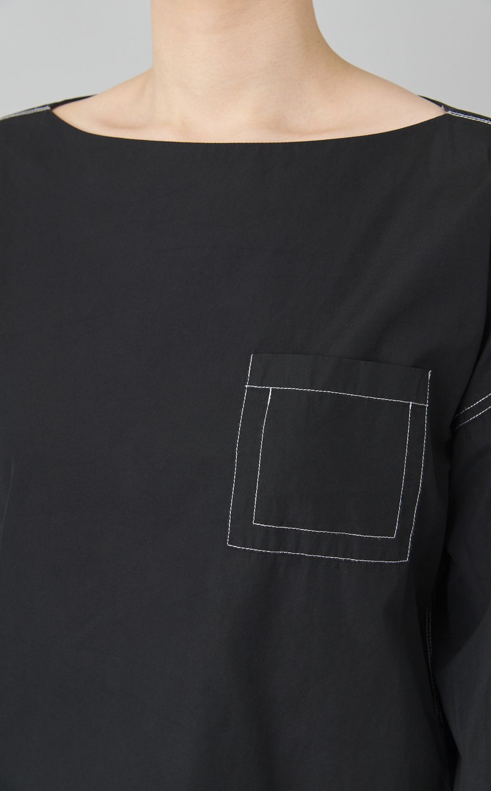 【reADdress】ボートネックプルオーバーシャツ