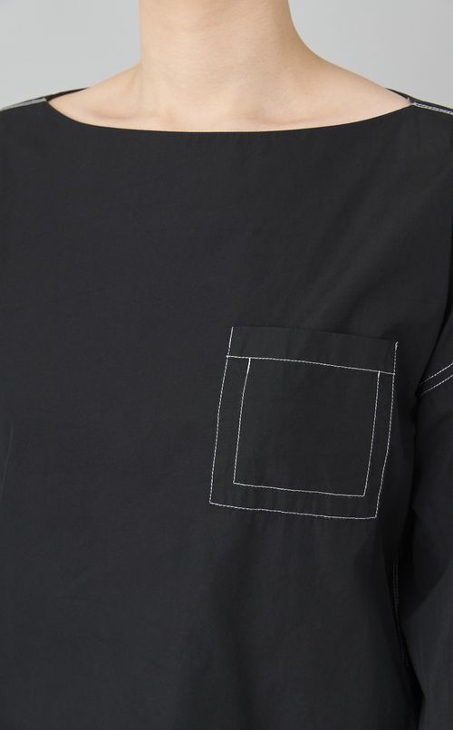 【reADdress】ボートネックプルオーバーシャツ