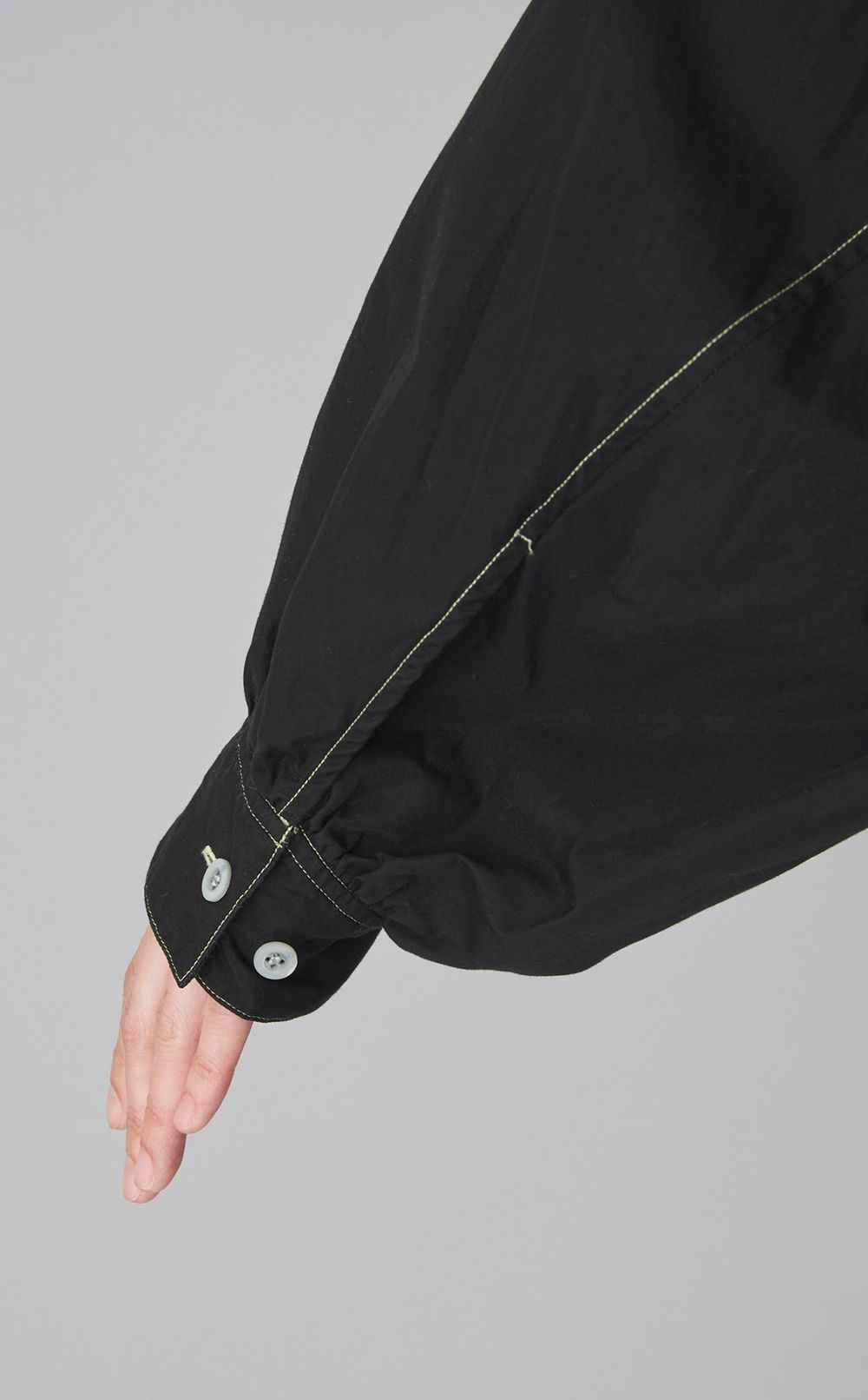 【reADdress】コットンポプリンパフスリーブワンピース