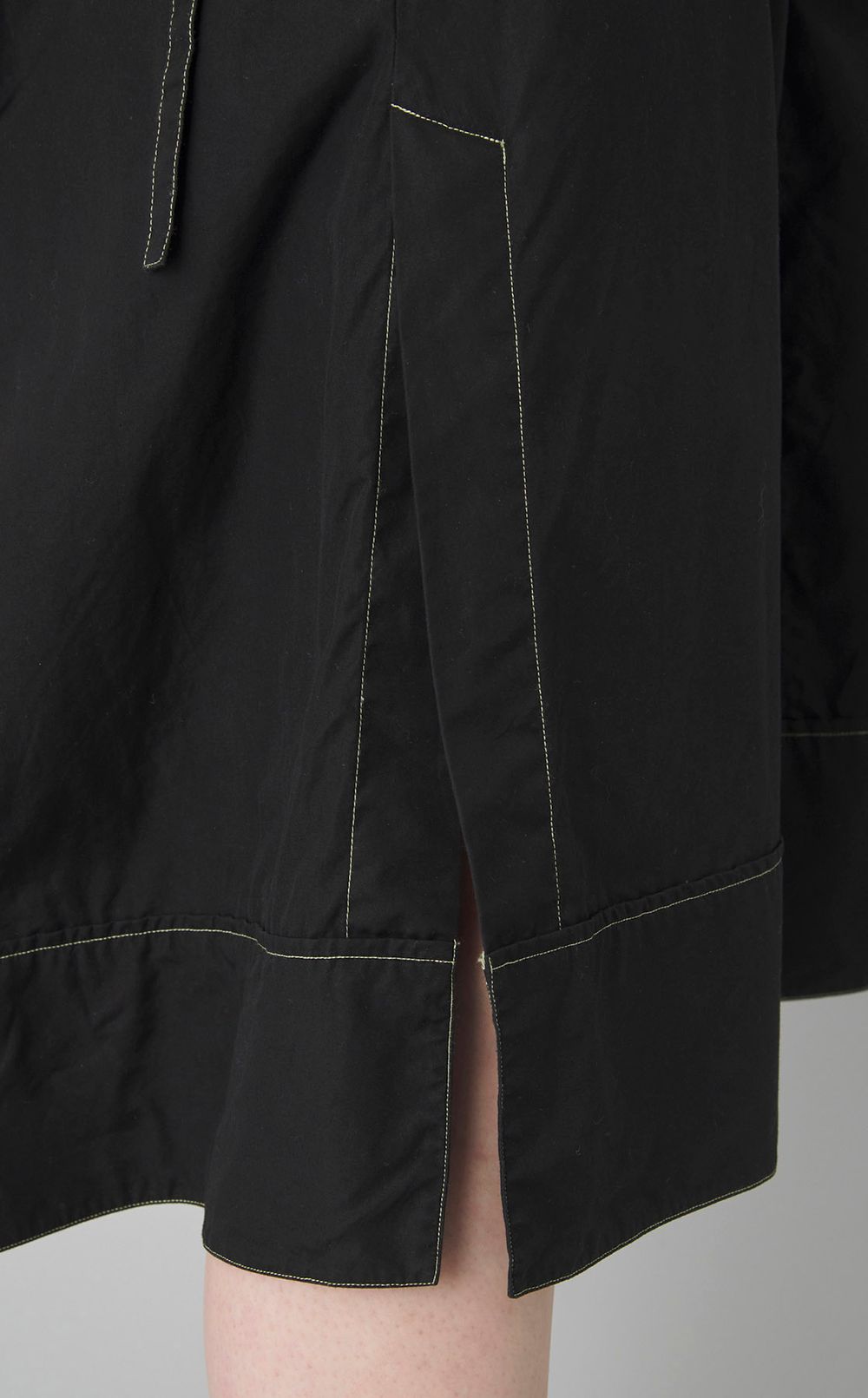 【reADdress】コットンポプリンパフスリーブワンピース