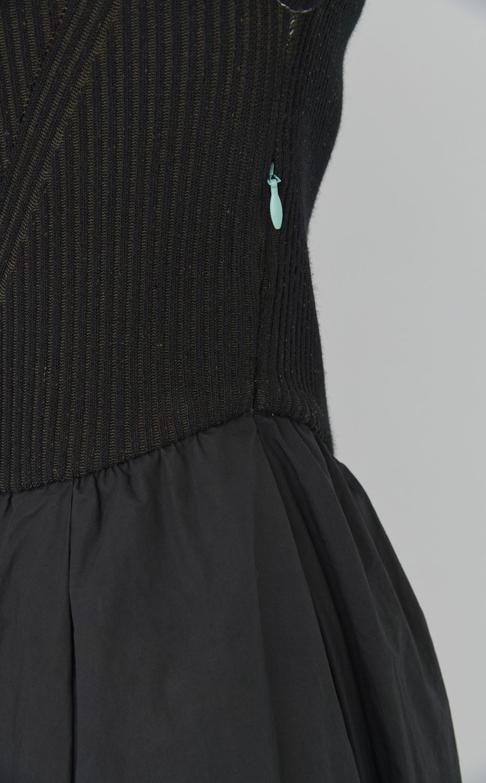 【reADdress】ニットコンビフレアワンピース