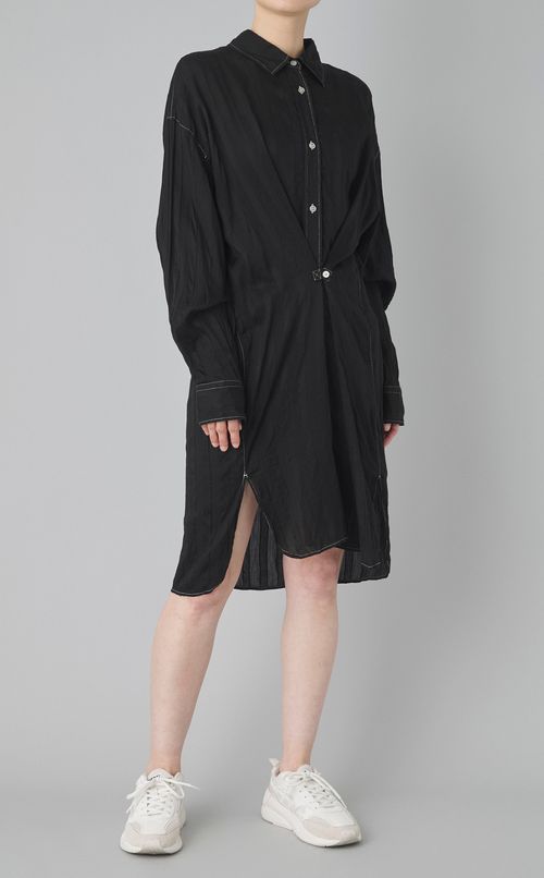 【reADdress】ストライプオーバーシャツ