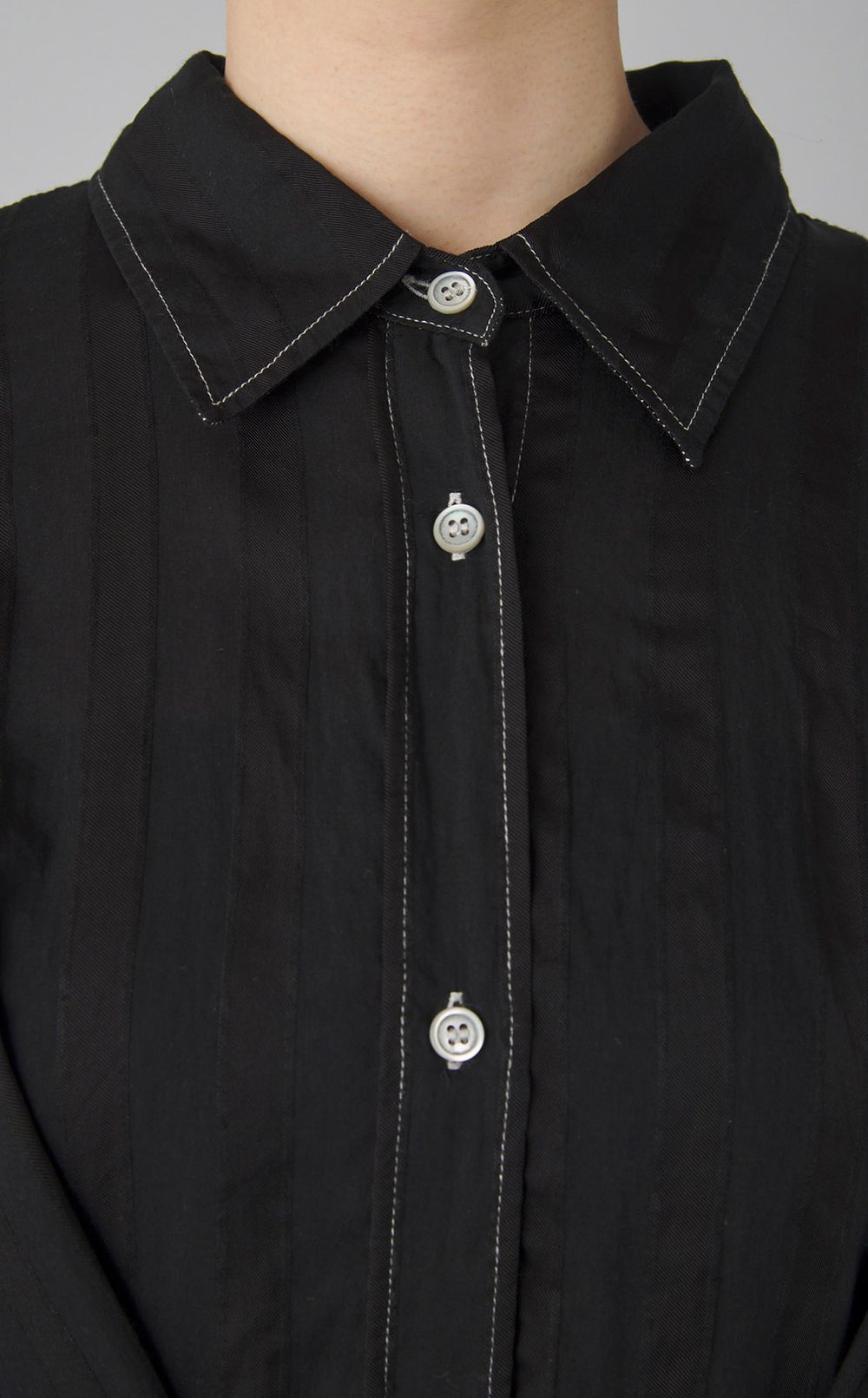 【reADdress】ストライプオーバーシャツ