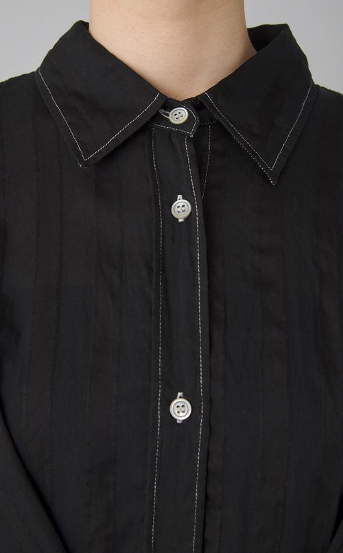 【reADdress】ストライプオーバーシャツ