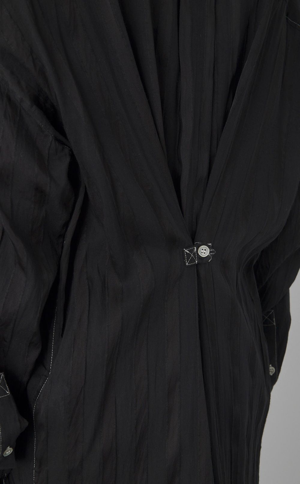 【reADdress】ストライプオーバーシャツ