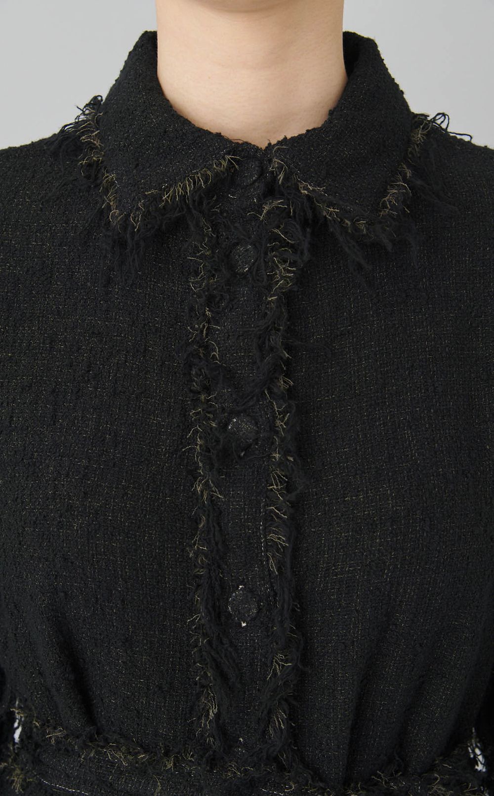 【reADdress】ツイードチェックミニオールインワン