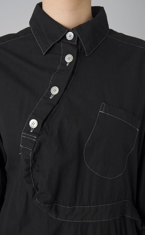 【reADdress】アシンメトリーストライプワンピース