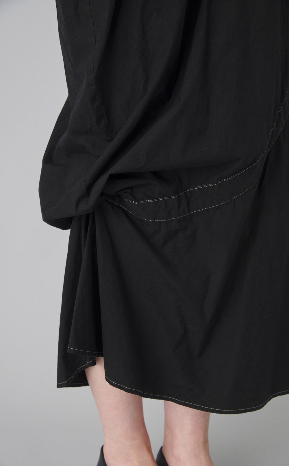 【reADdress】アシンメトリーストライプワンピース