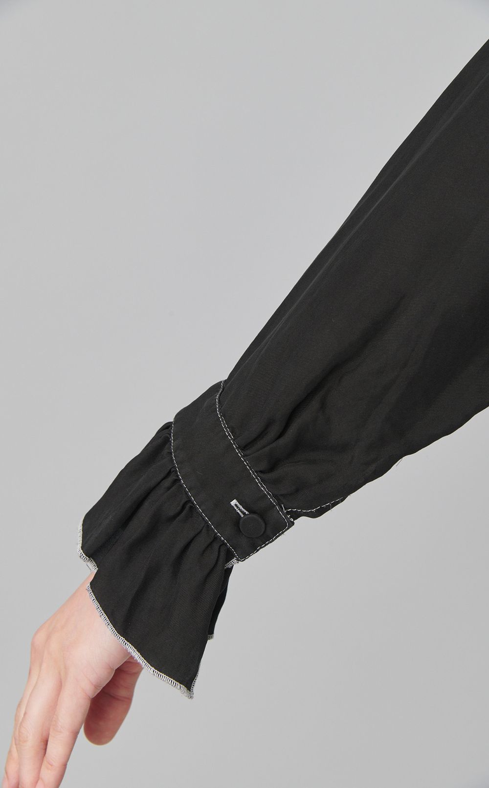 【reADdress】ラッフルシャツワンピース