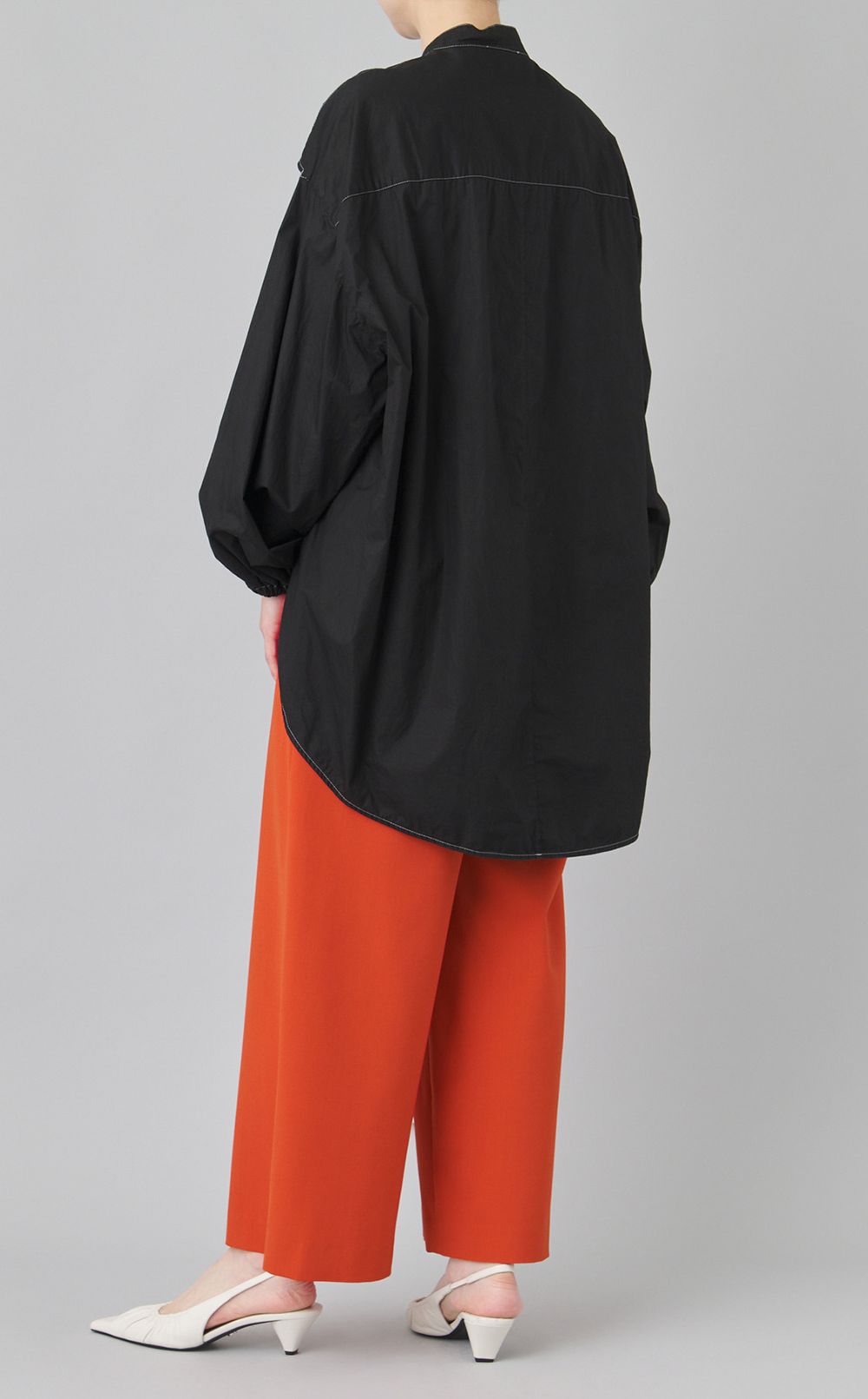 【reADdress】パフスリーブコクーンシャツ