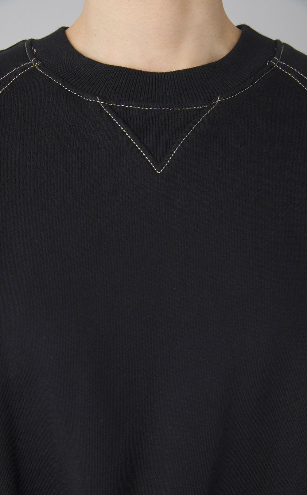 【reADdress】スウェットポプリンコンボワンピース