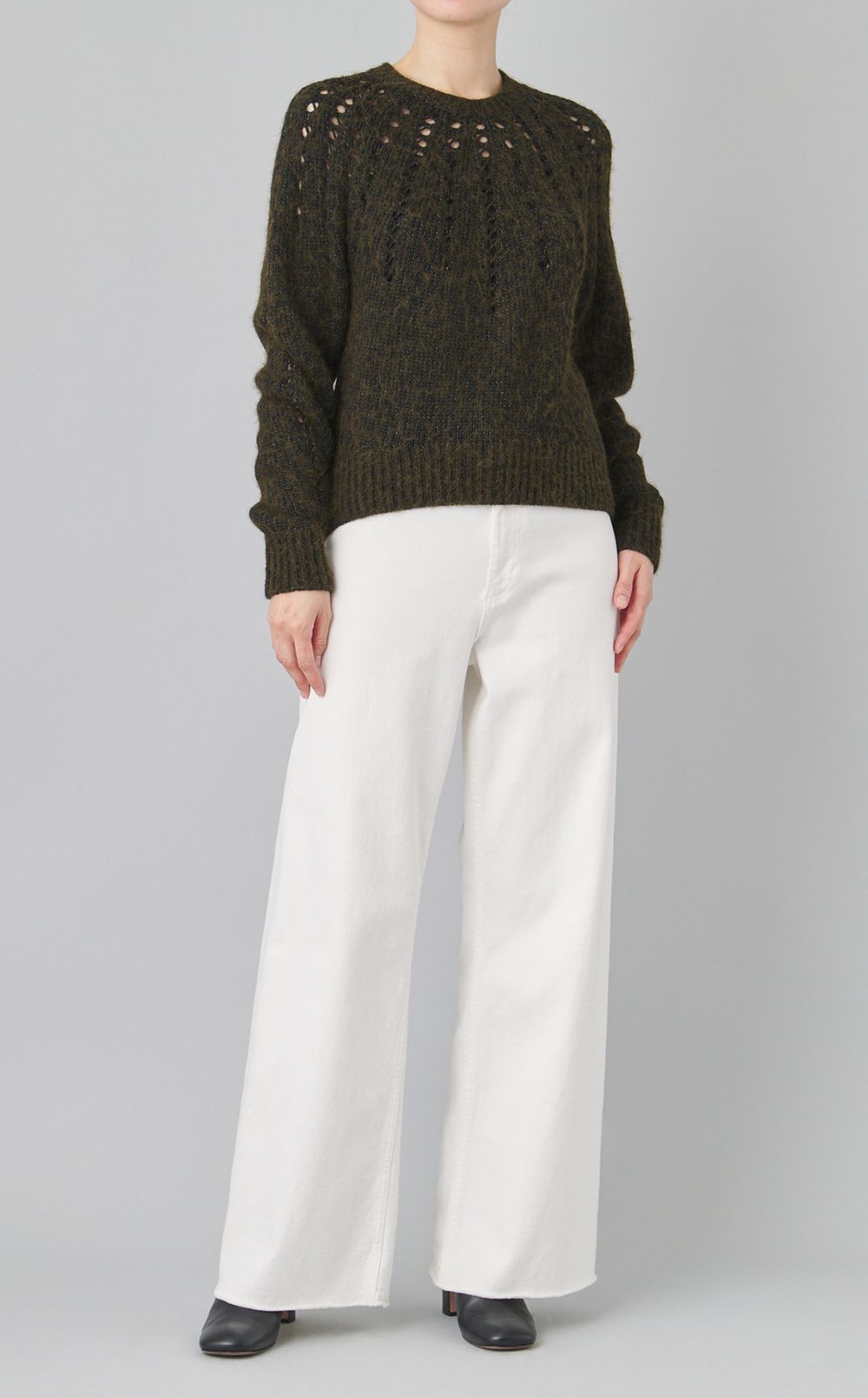 【reADdress】クルーネックニット