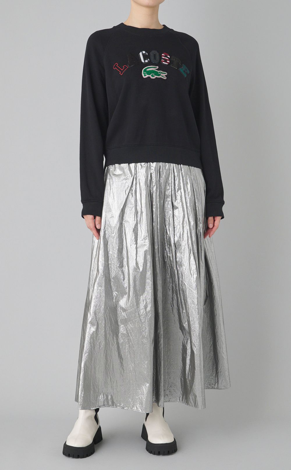 【reADdress】ロゴワッペンスウェットプルオーバー