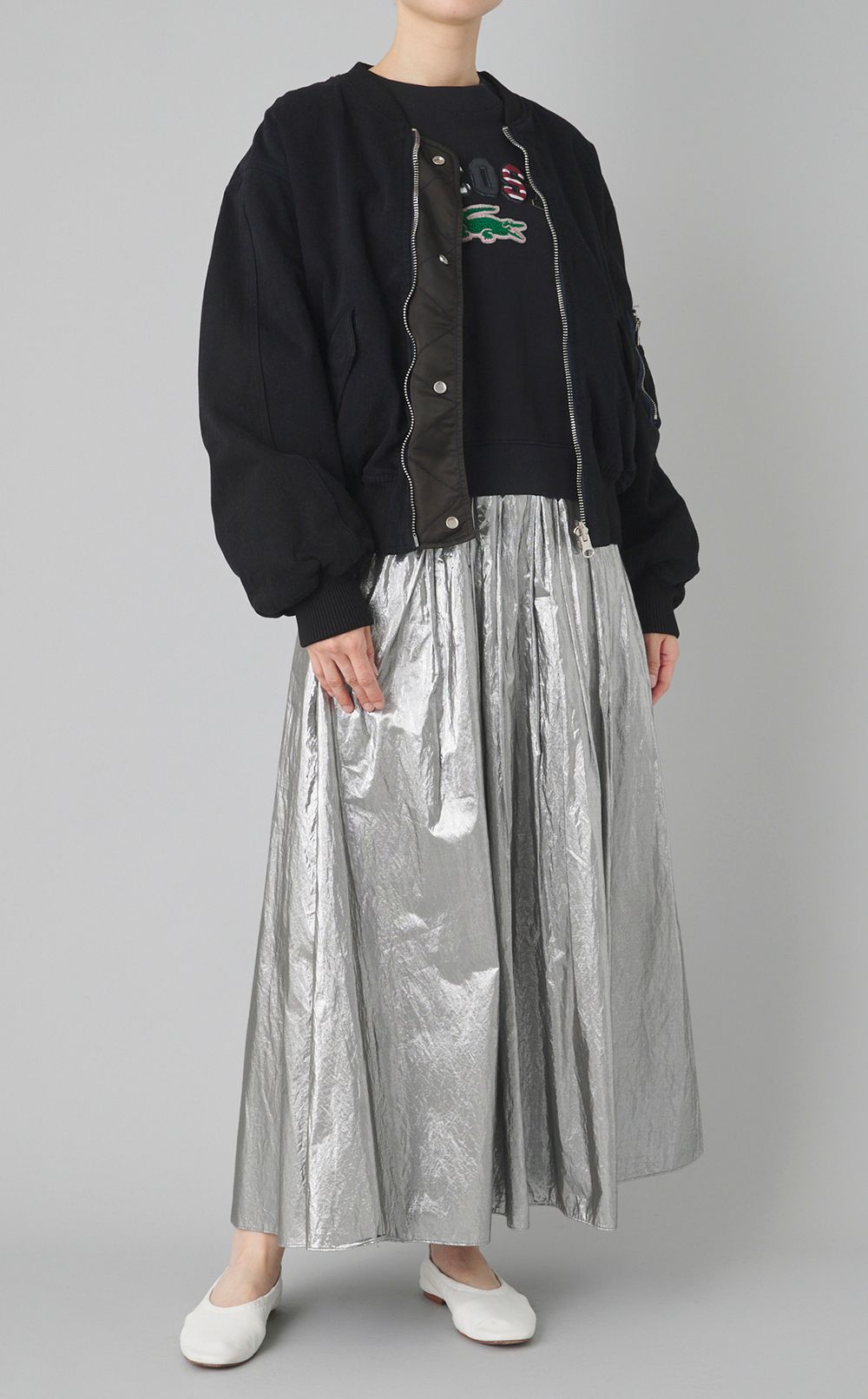 【reADdress】ロゴワッペンスウェットプルオーバー