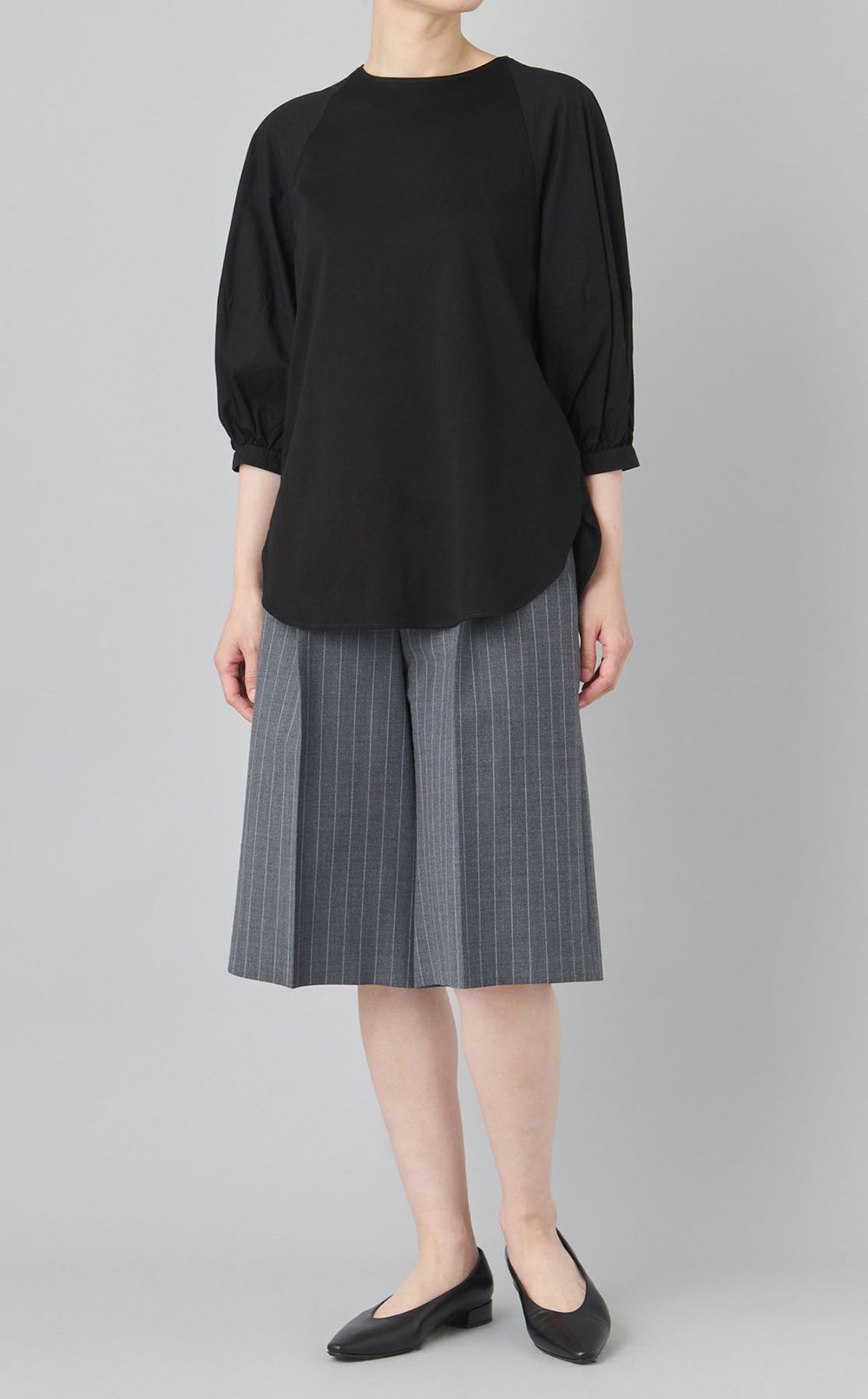 【reADdress】異素材コンビプルオーバー