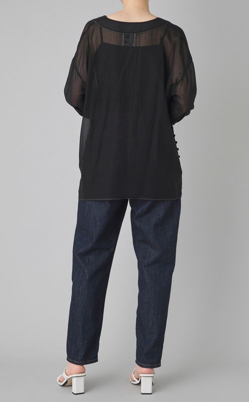 【reADdress】コットンVネックプルオーバー