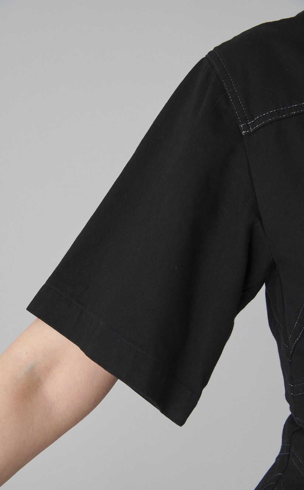 【reADdress】ステッチデザインフレアワンピース