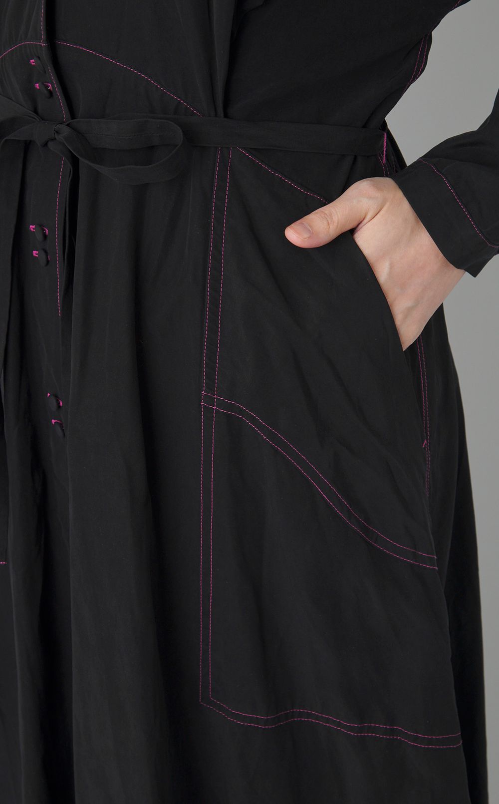 【reADdress】前開きロングワンピース