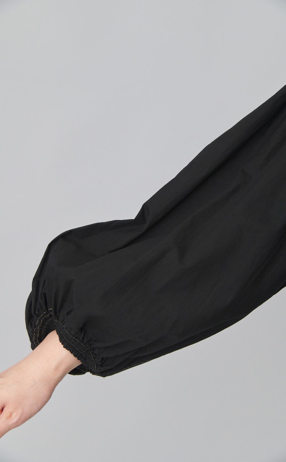 【reADdress】スタンドカラーコットンミリタリードレス