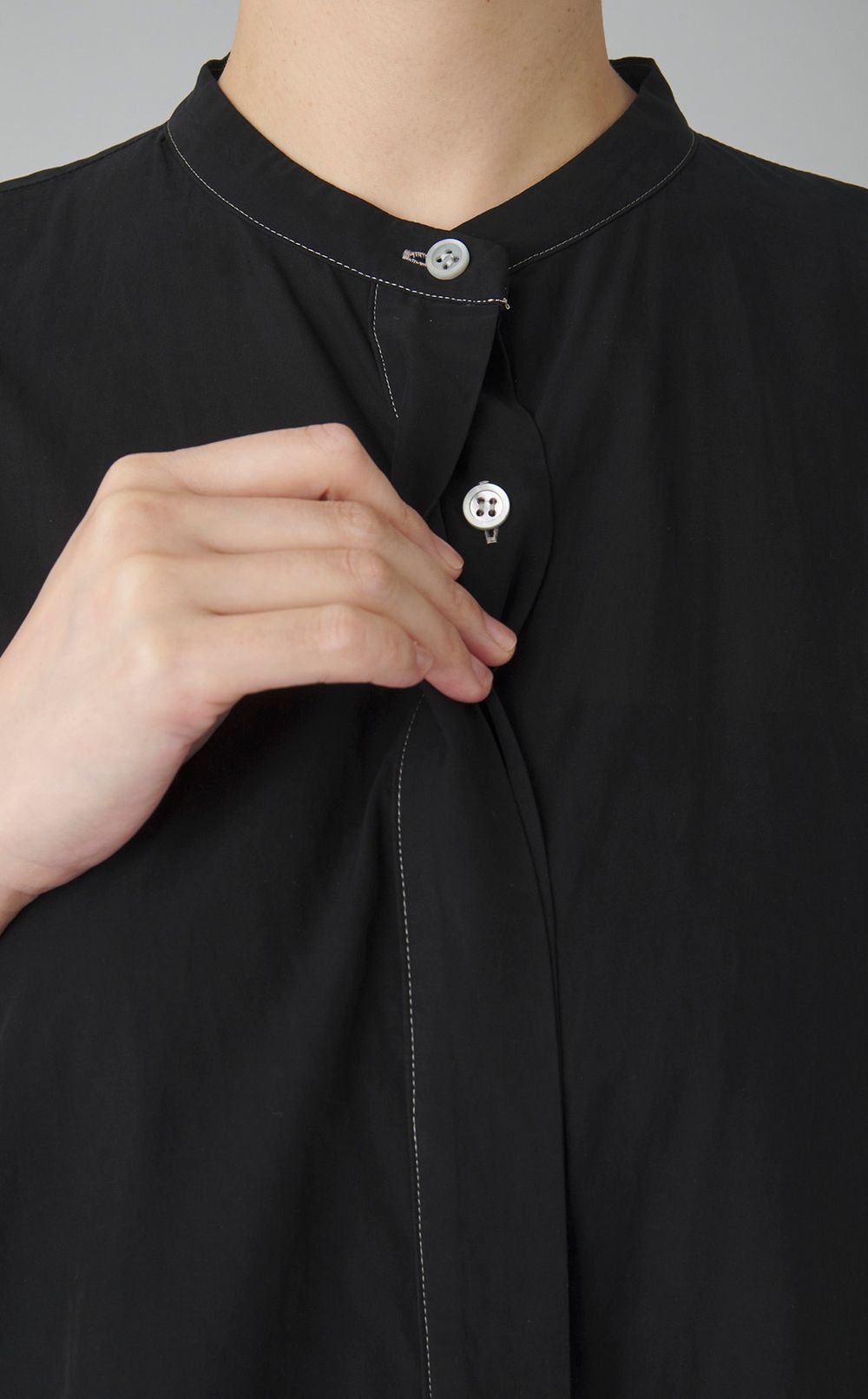 【reADdress】コットン混フレアブラウス