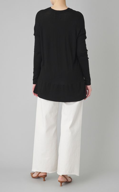 【reADdress】Vネックウールニットプルオーバー