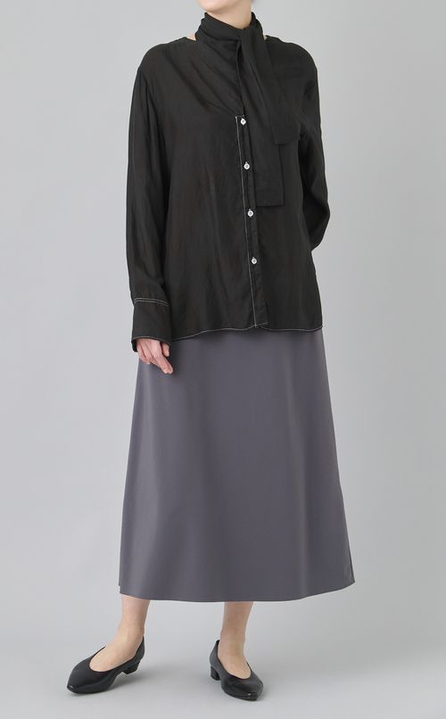 【reADdress】スカーフネックブラウス