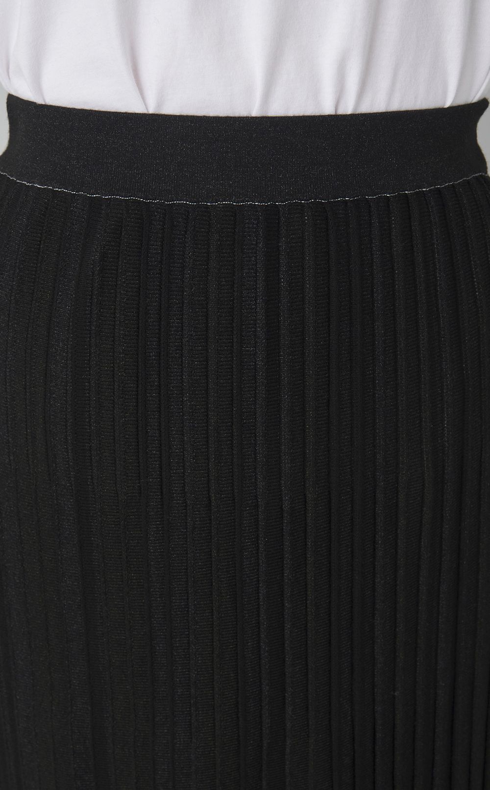 【reADdress】ミックスカラーニットフレアスカー卜