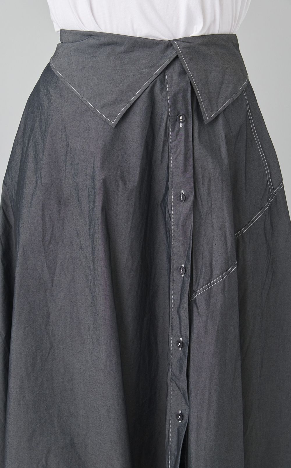 【reADdress】コットンポプリンミディスカート