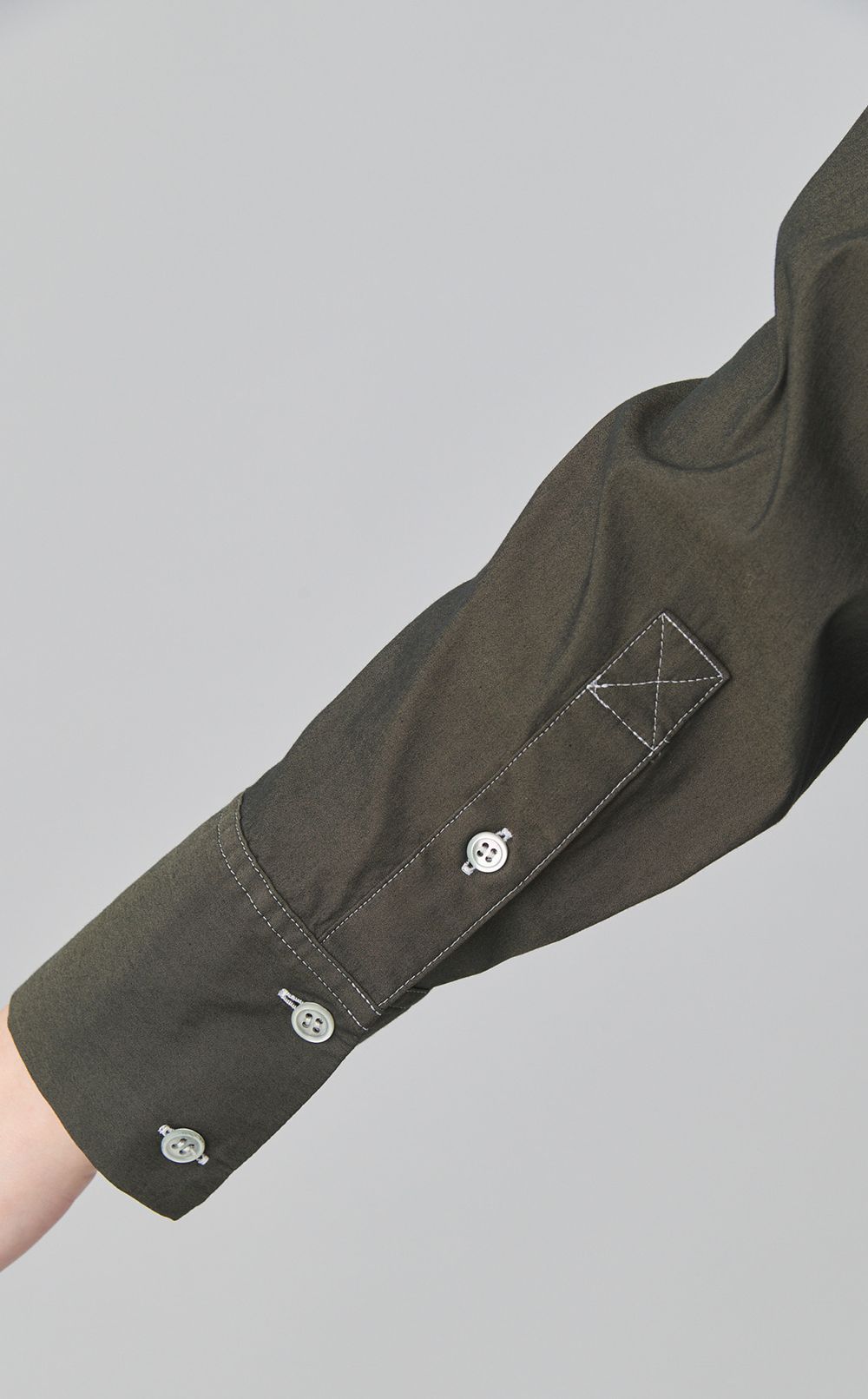 【reADdress】マオカラーオーバーサイズシャツ