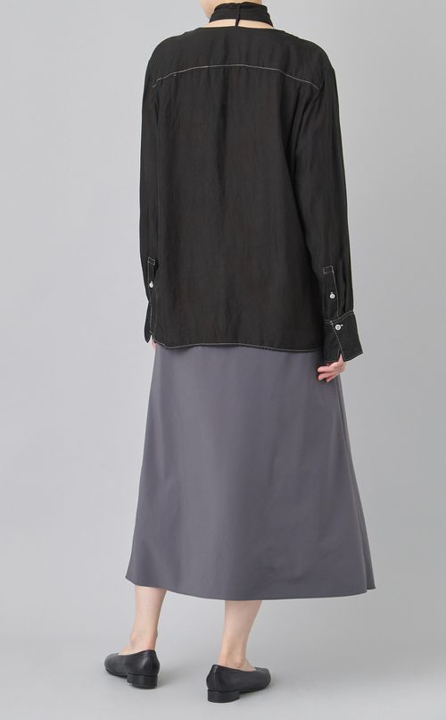 【reADdress】スカーフネックブラウス