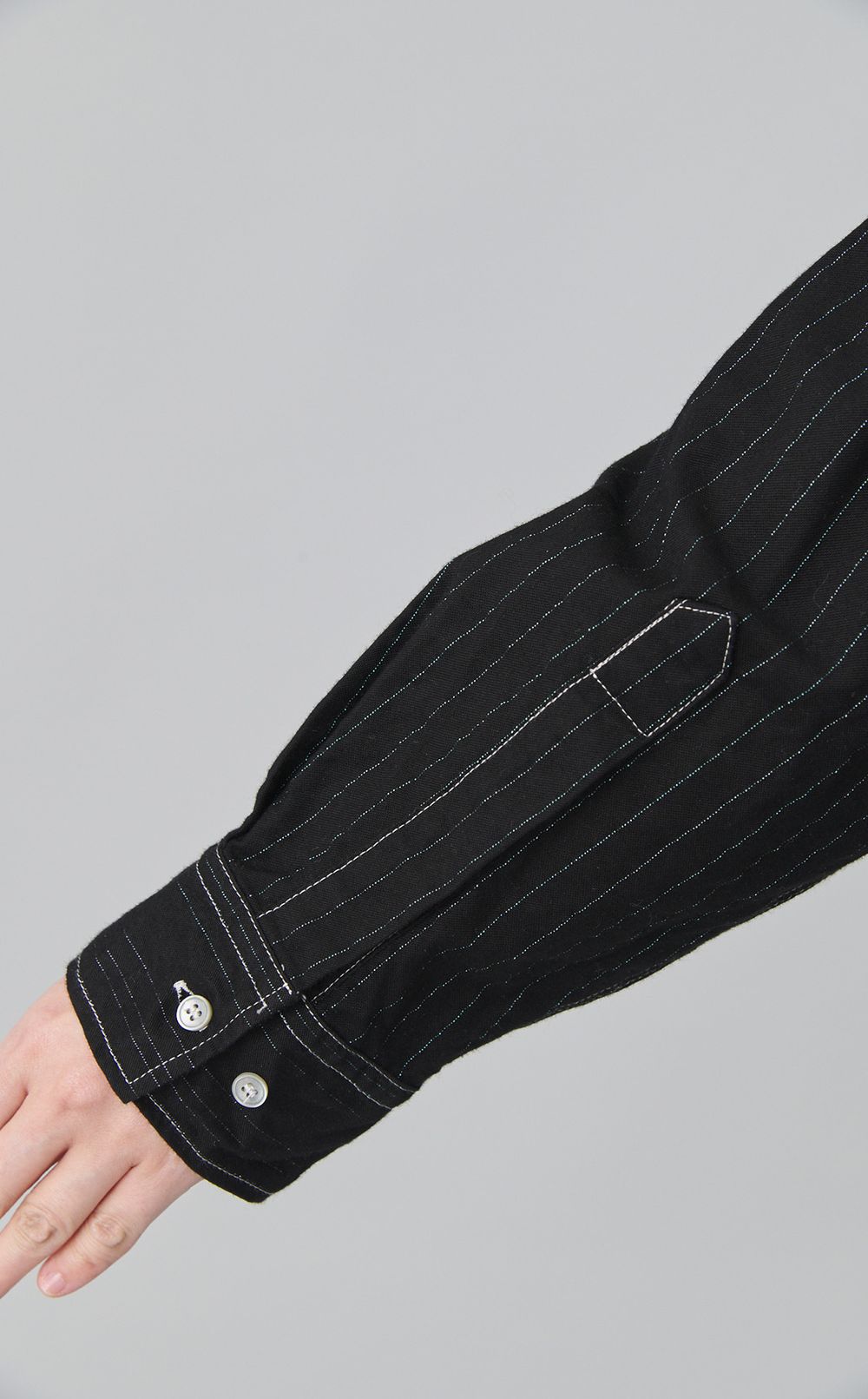 【reADdress】ストライプコットンシャツ