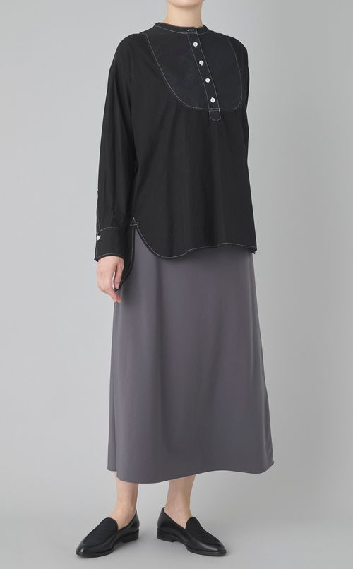 【reADdress】ミニフラワーストライプシャツ