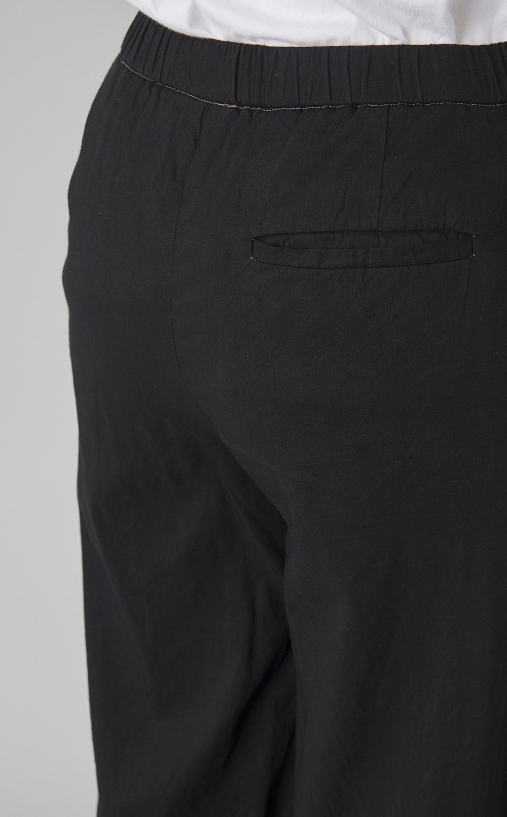 【reADdress】ワイドクロップドプルオンパンツ