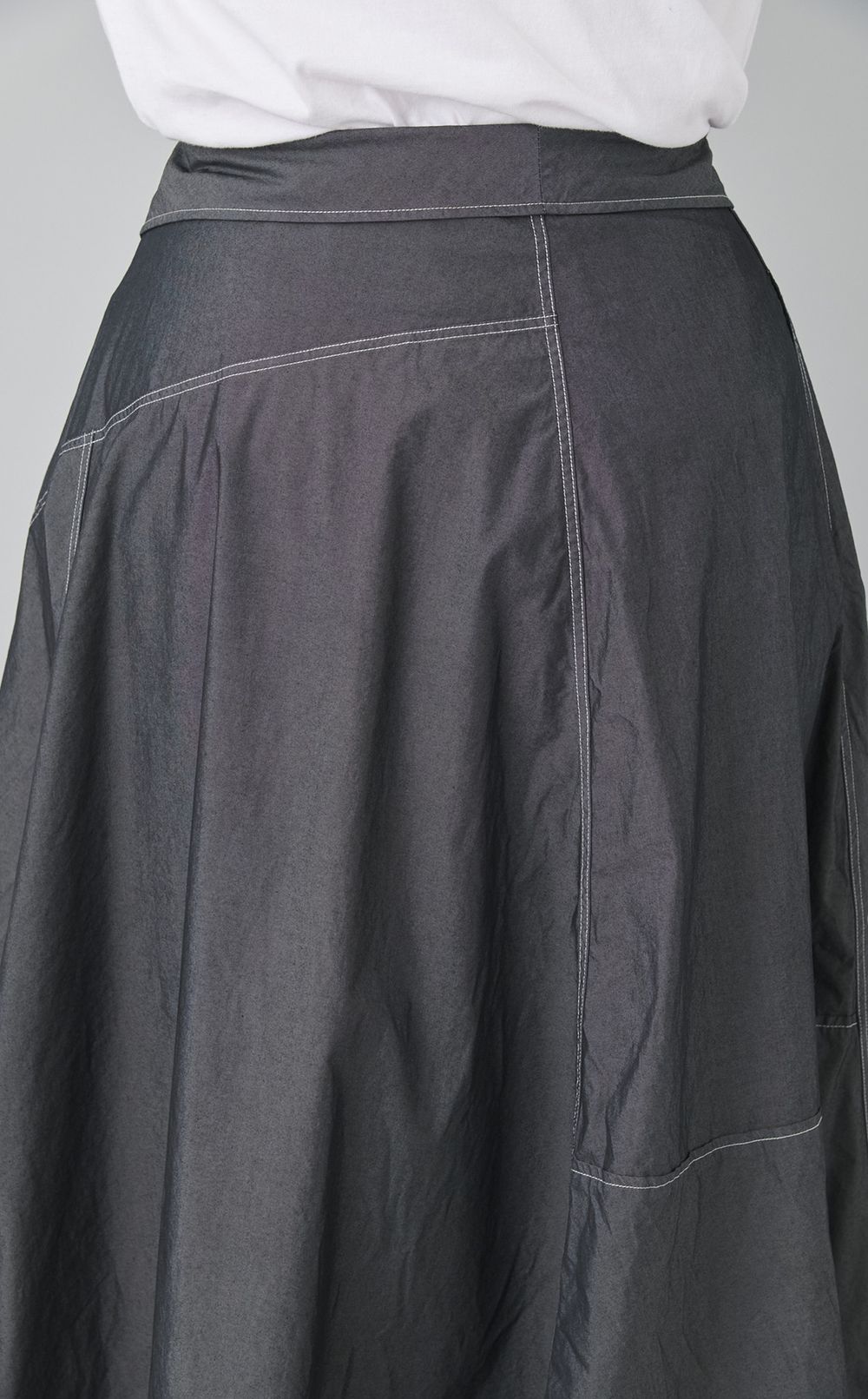 【reADdress】コットンポプリンミディスカート