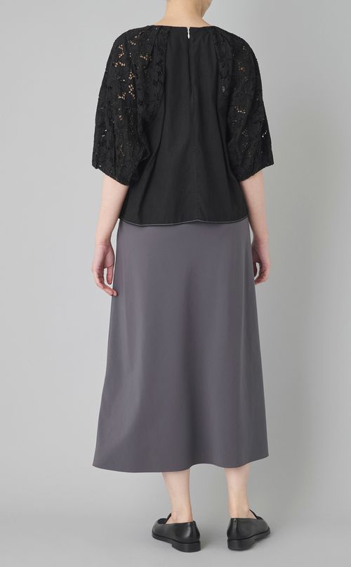 【reADdress】レースバルーンスリーブブラウス