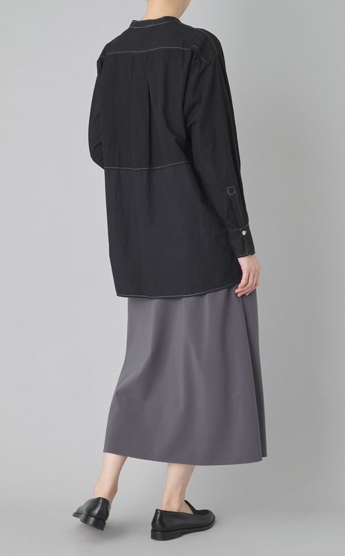 【reADdress】ミニフラワーストライプシャツ