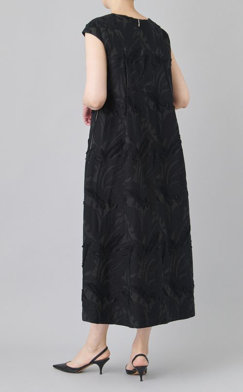 【reADdress】リーフジャガードワンピース