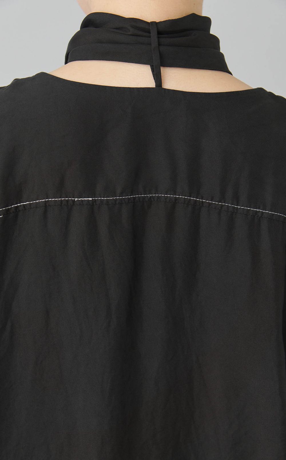 【reADdress】スカーフネックブラウス