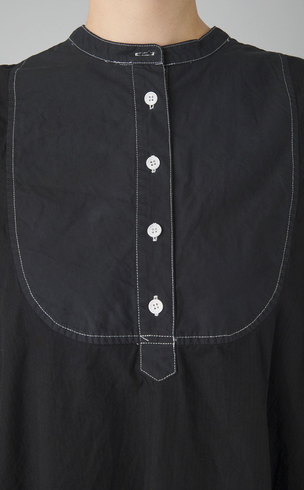 【reADdress】ミニフラワーストライプシャツ