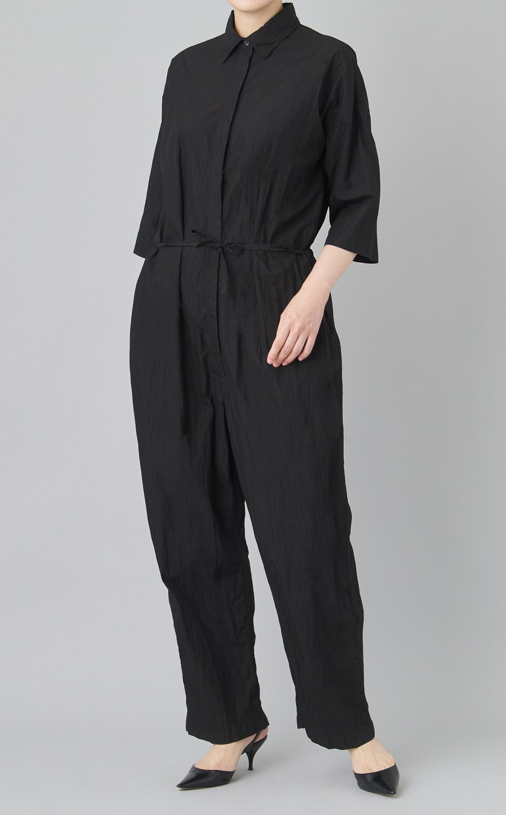 【reADdress】ドローストリングジャンプスーツ