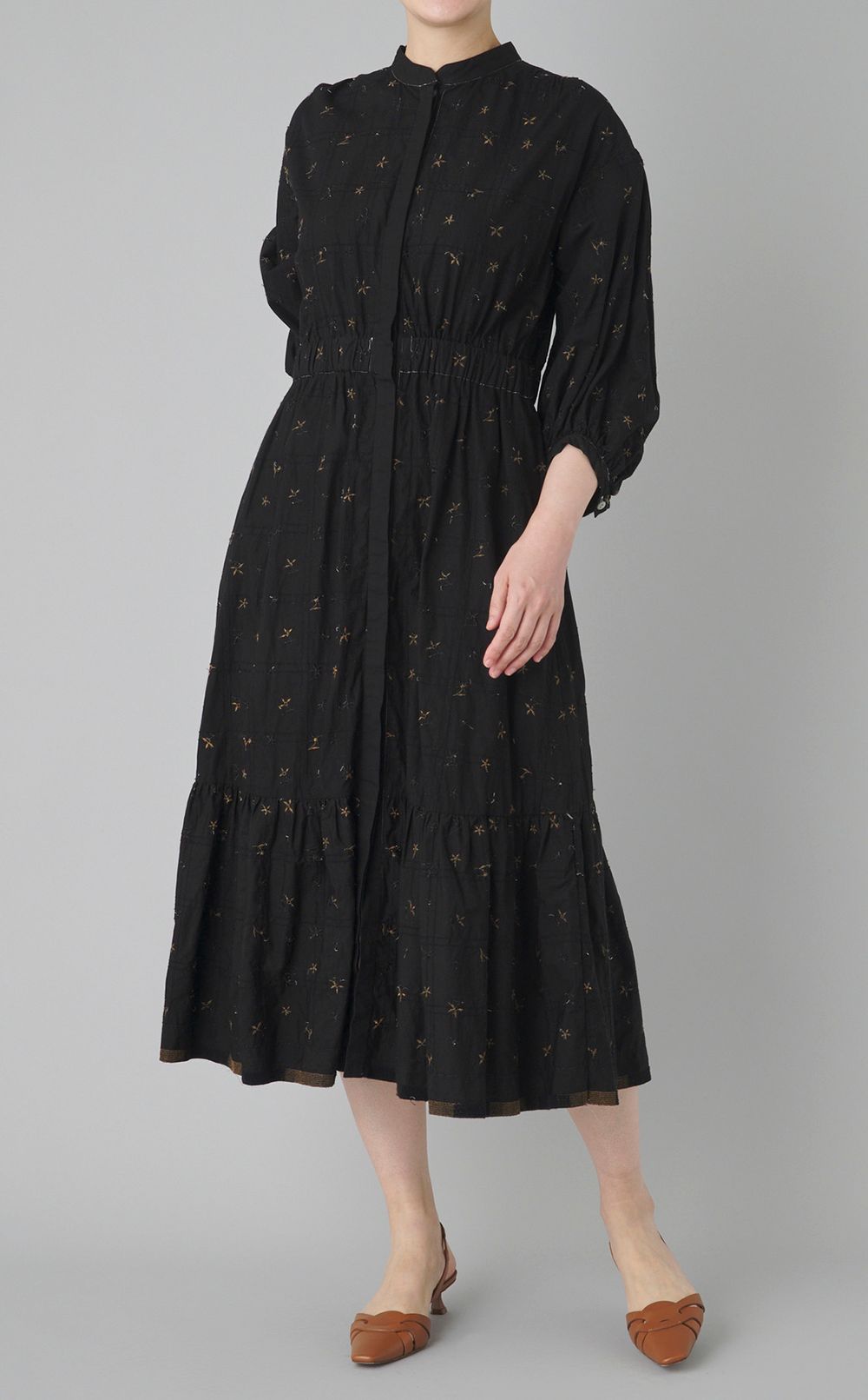 【reADdress】刺繍ティアードワンピース