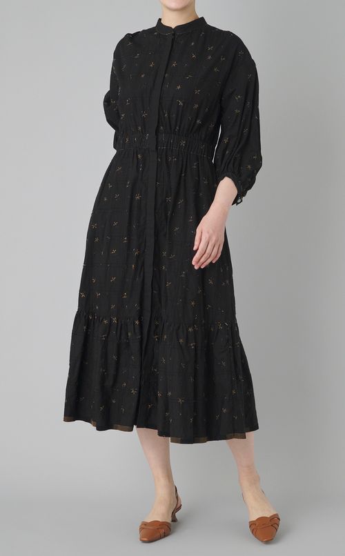 【reADdress】刺繍ティアードワンピース