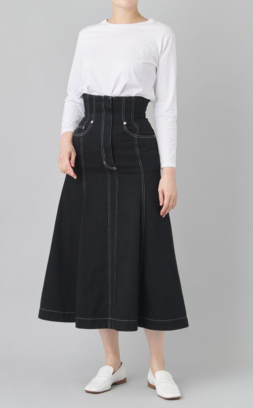 【reADdress】ハイウエストデニムスカート
