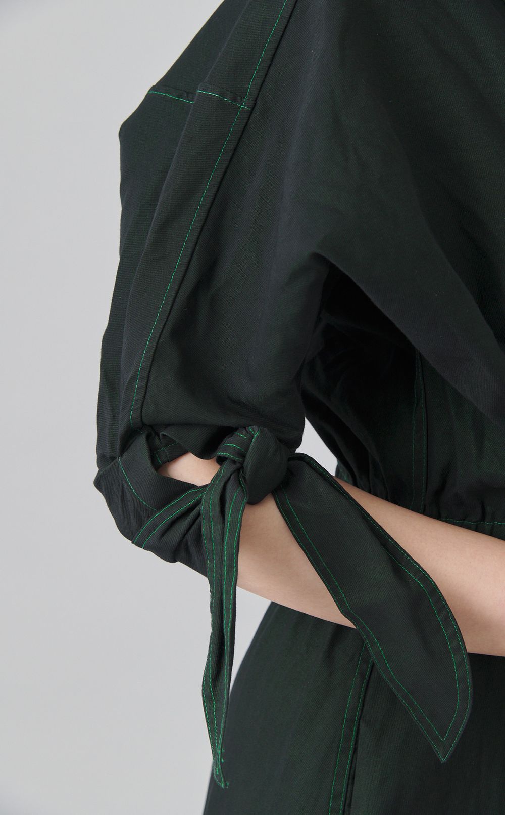 【reADdress】ベルト付Vネックワンピース